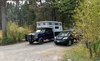 Judy T.'s photo of rv camping at Spring Creek near Shawmut, MT