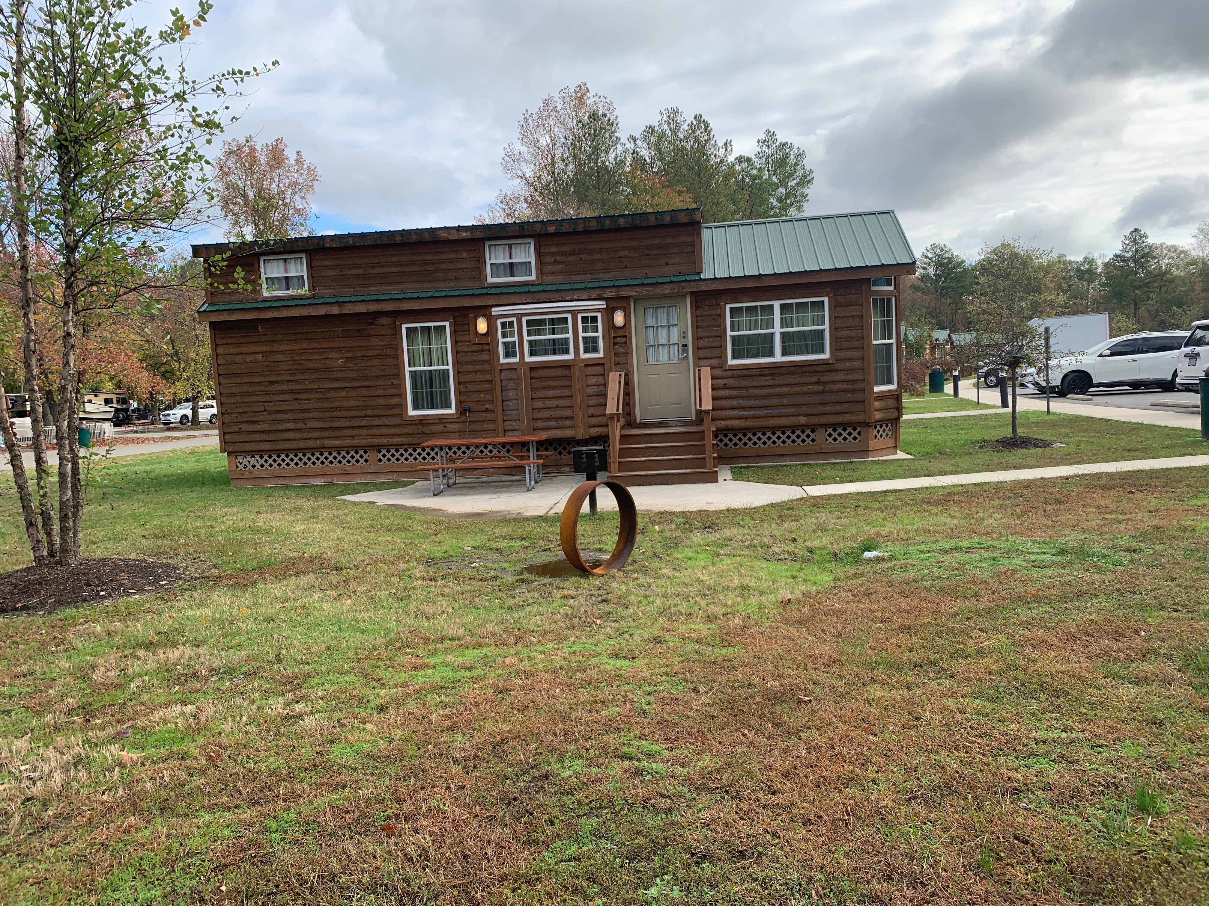 Jason L.'s photo of glamping accommodations at Richmond North - Kings Dominion KOA near Brooke, VA