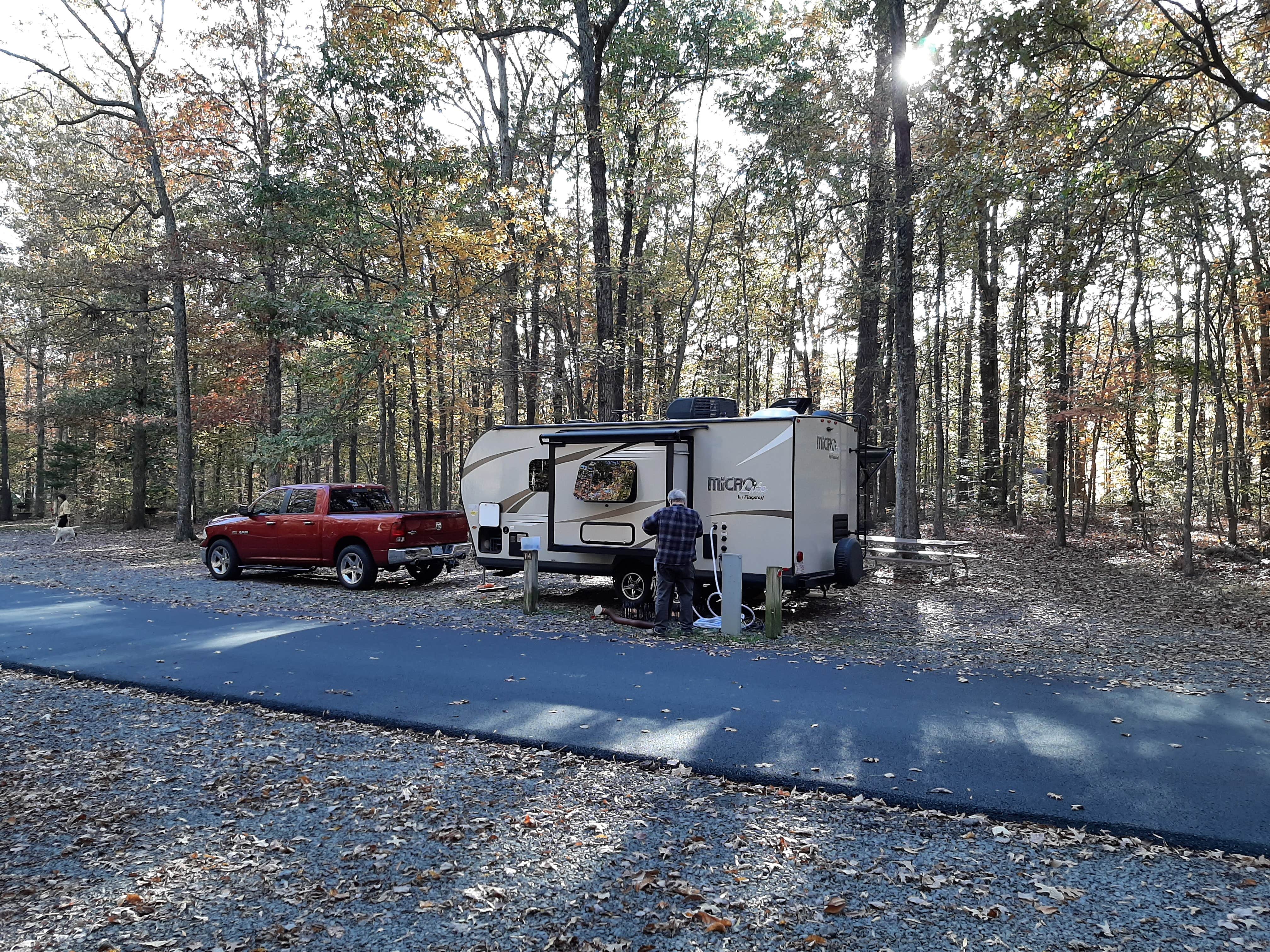 Roberta K.'s photo of rv camping at Bull Run Regional Park near Rockville, MD