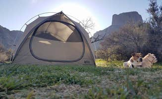 Vanessa M.'s photo of camping with pets at Chisos Basin Campground (Big Bend, Tx) — Big Bend National Park near Big Bend National Park