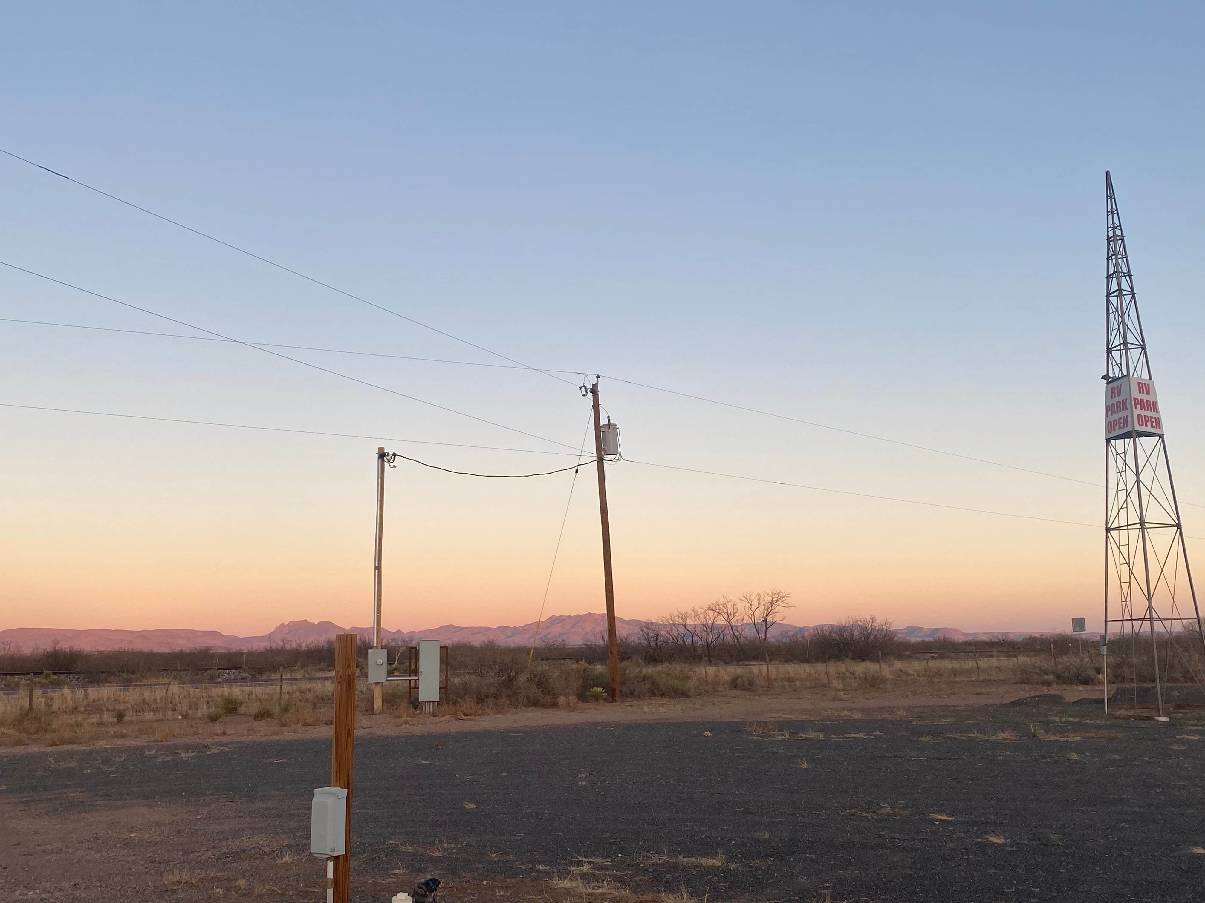 Camper-submitted photo at Desert View RV park near Marfa, TX