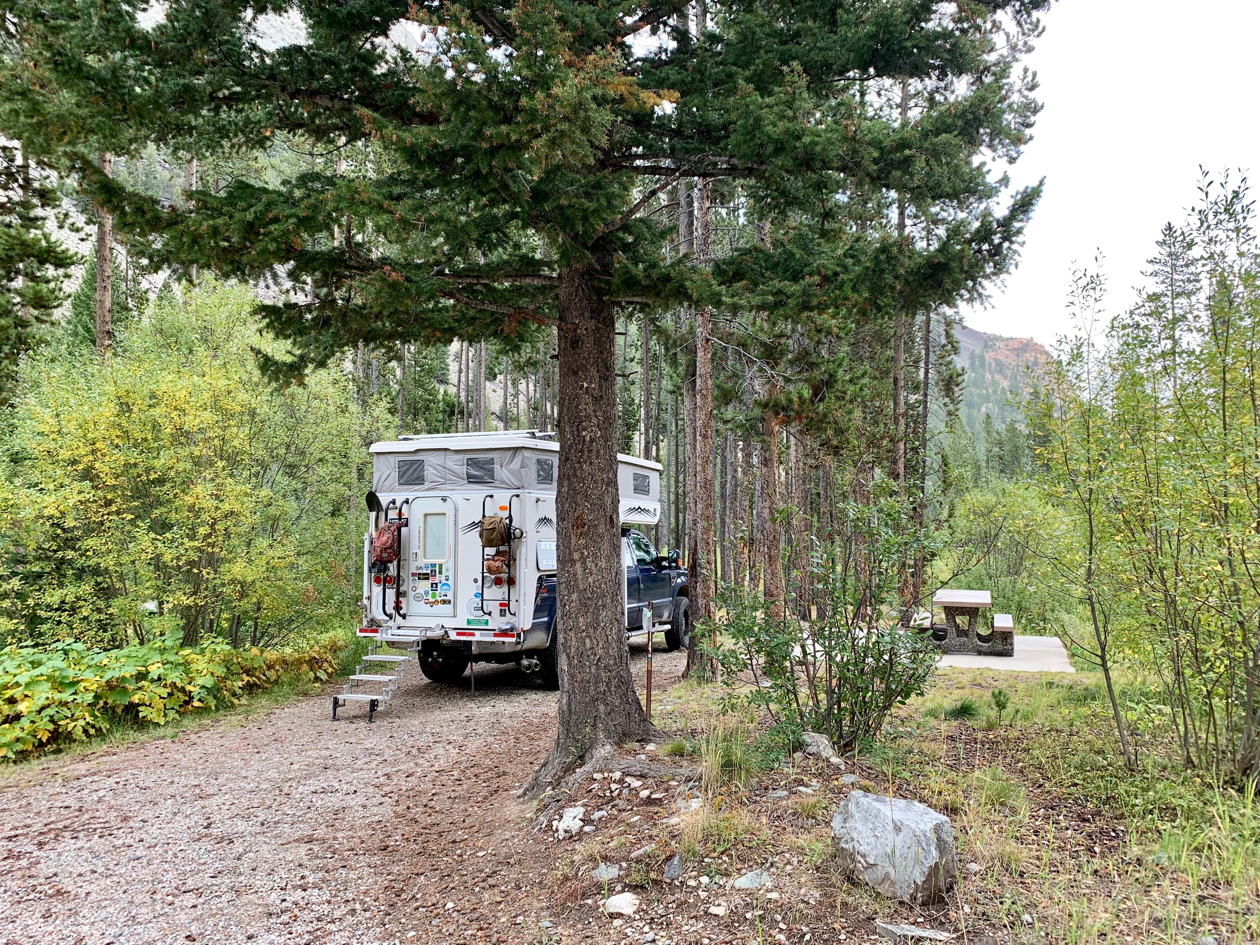 Judy T.'s photo of rv camping at Lost Creek State Park Campground near Anaconda-Deer Lodge County, MT