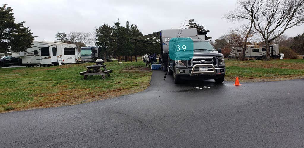 Jean C.'s photo of rv camping at Scusset Beach State Reservation near Cotuit, MA