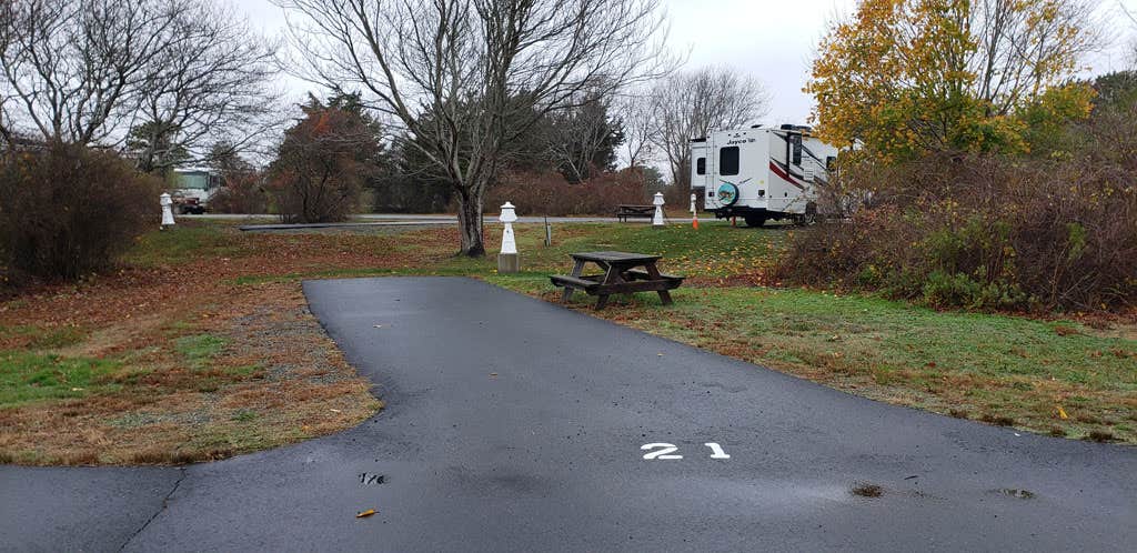 Jean C.'s photo of rv camping at Scusset Beach State Reservation near Cotuit, MA