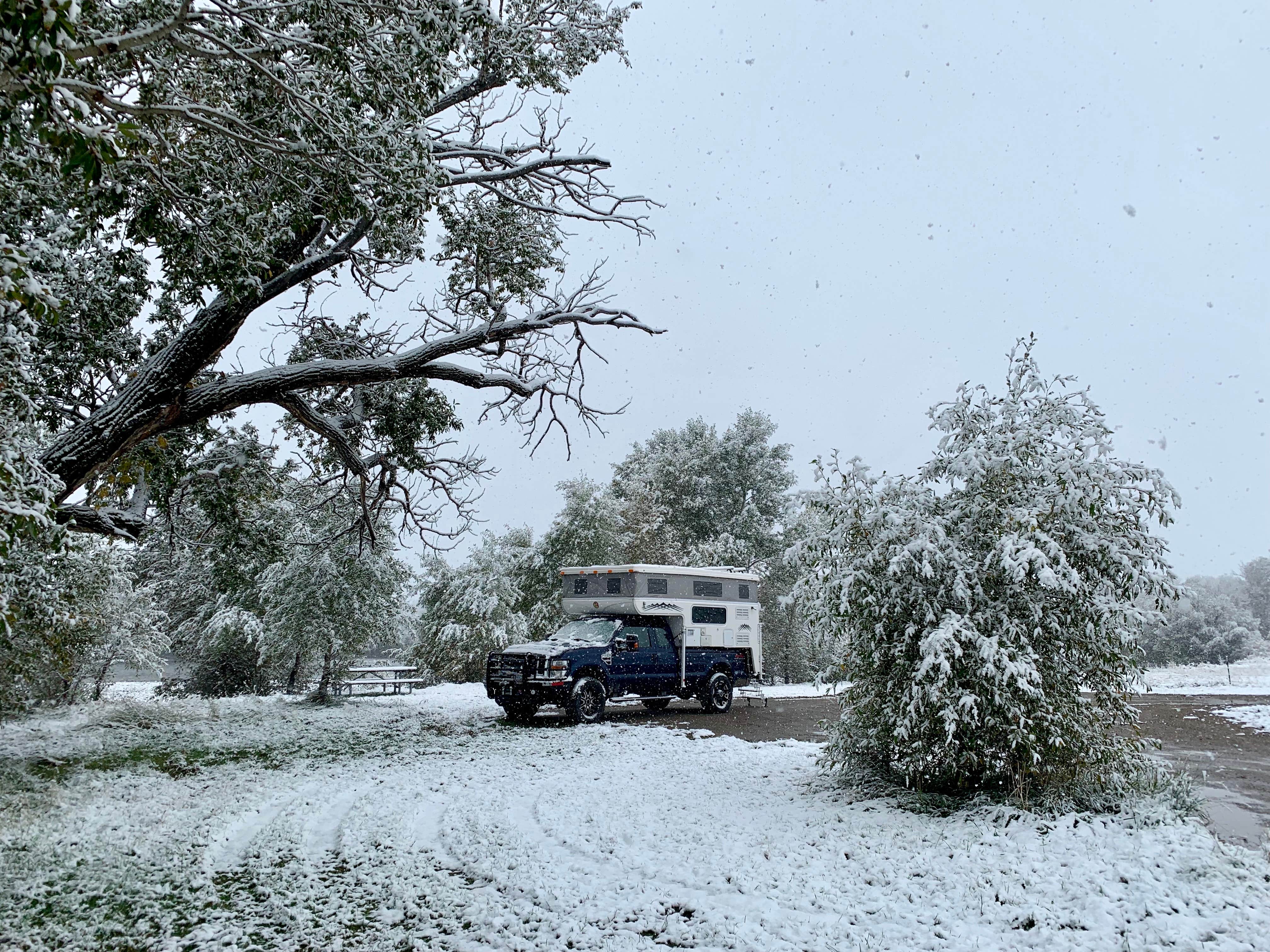 Judy T.'s photo of rv camping at Otter Creek Fishing Access Site near Nye, MT