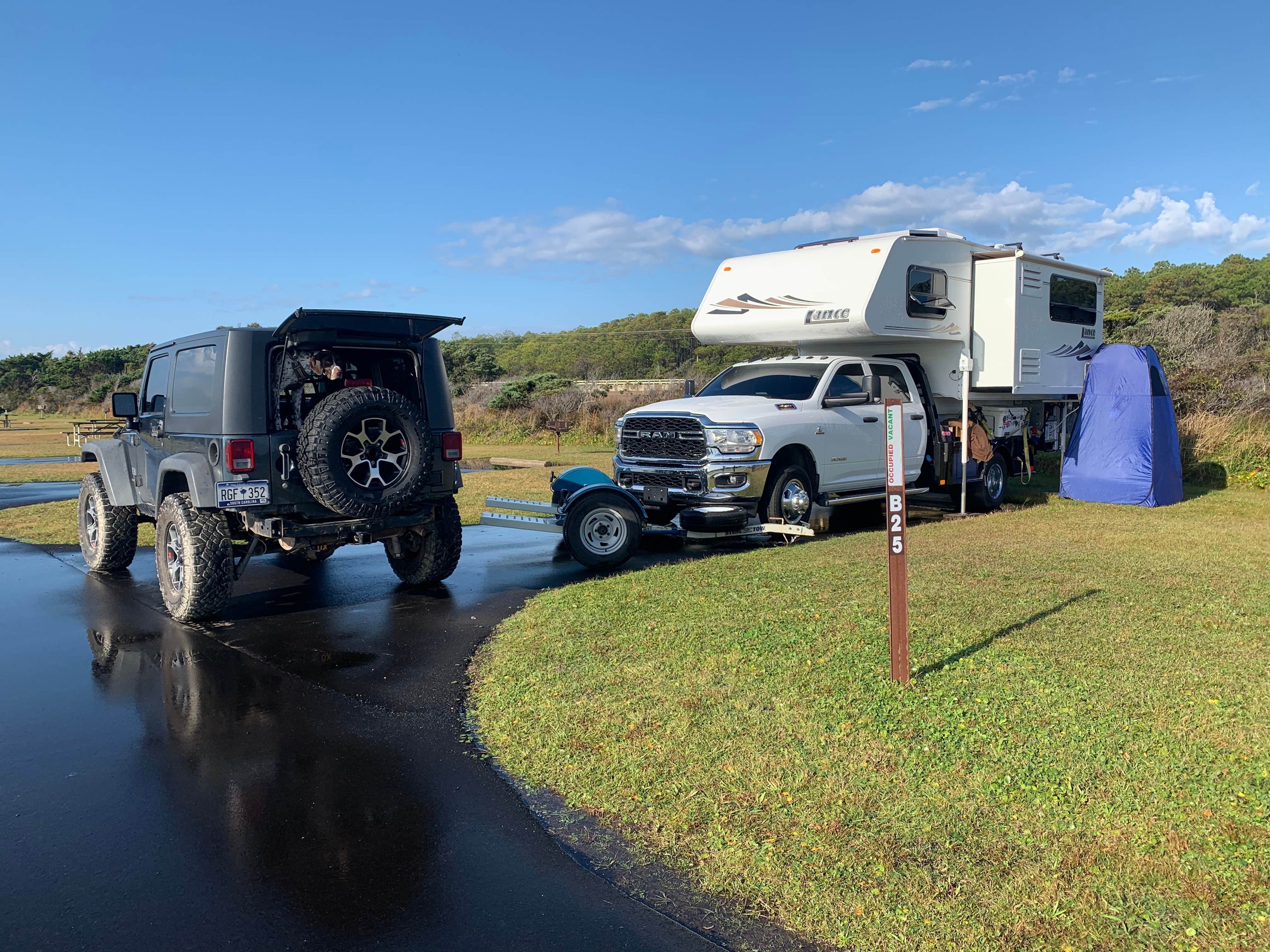 Briggs B.'s photo of rv camping at Ocracoke Campground — Cape Hatteras National Seashore near Rodanthe, NC