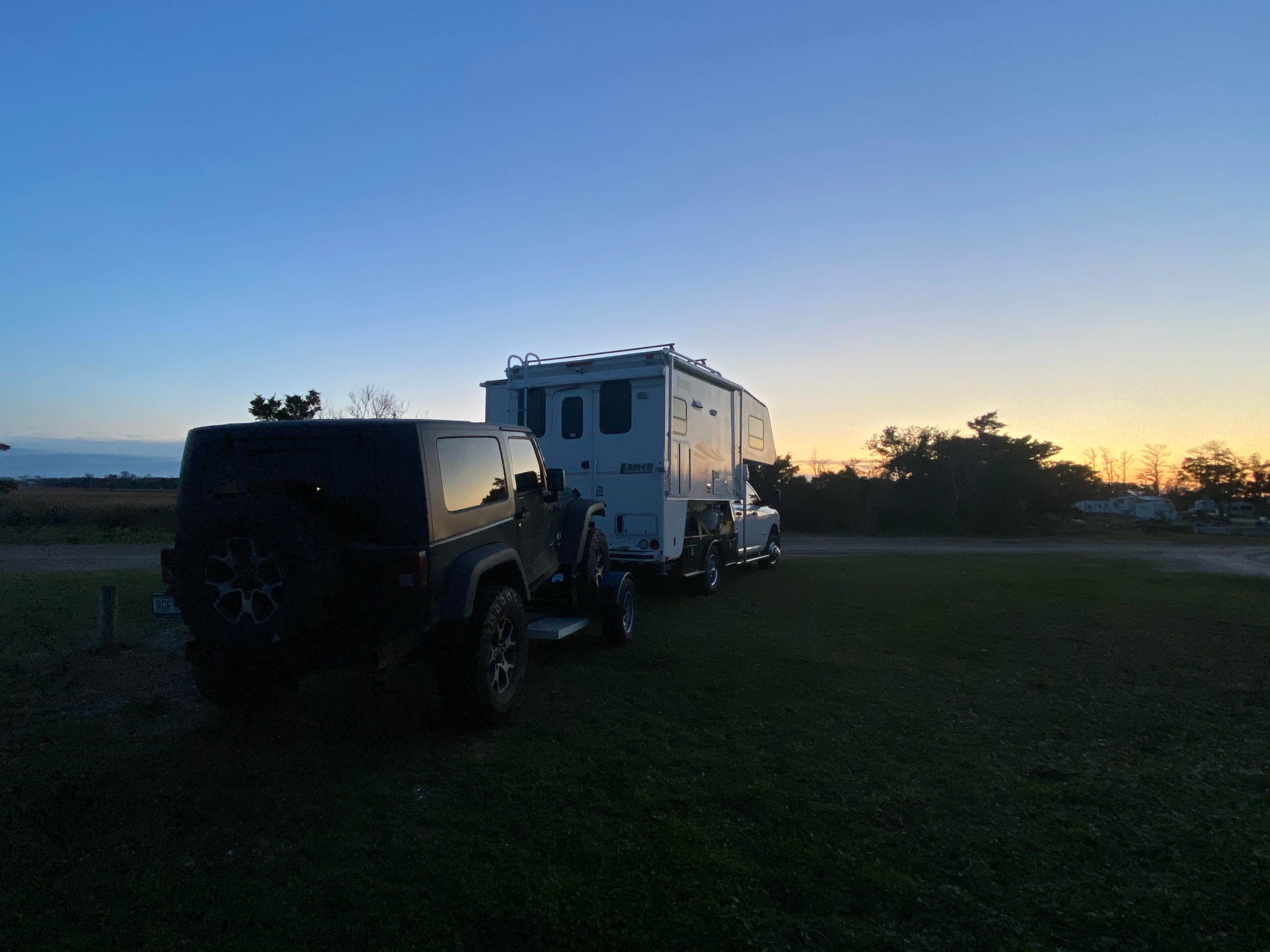 Briggs B.'s photo of rv camping at Cedar Island Ranch near Cape Lookout National Seashore