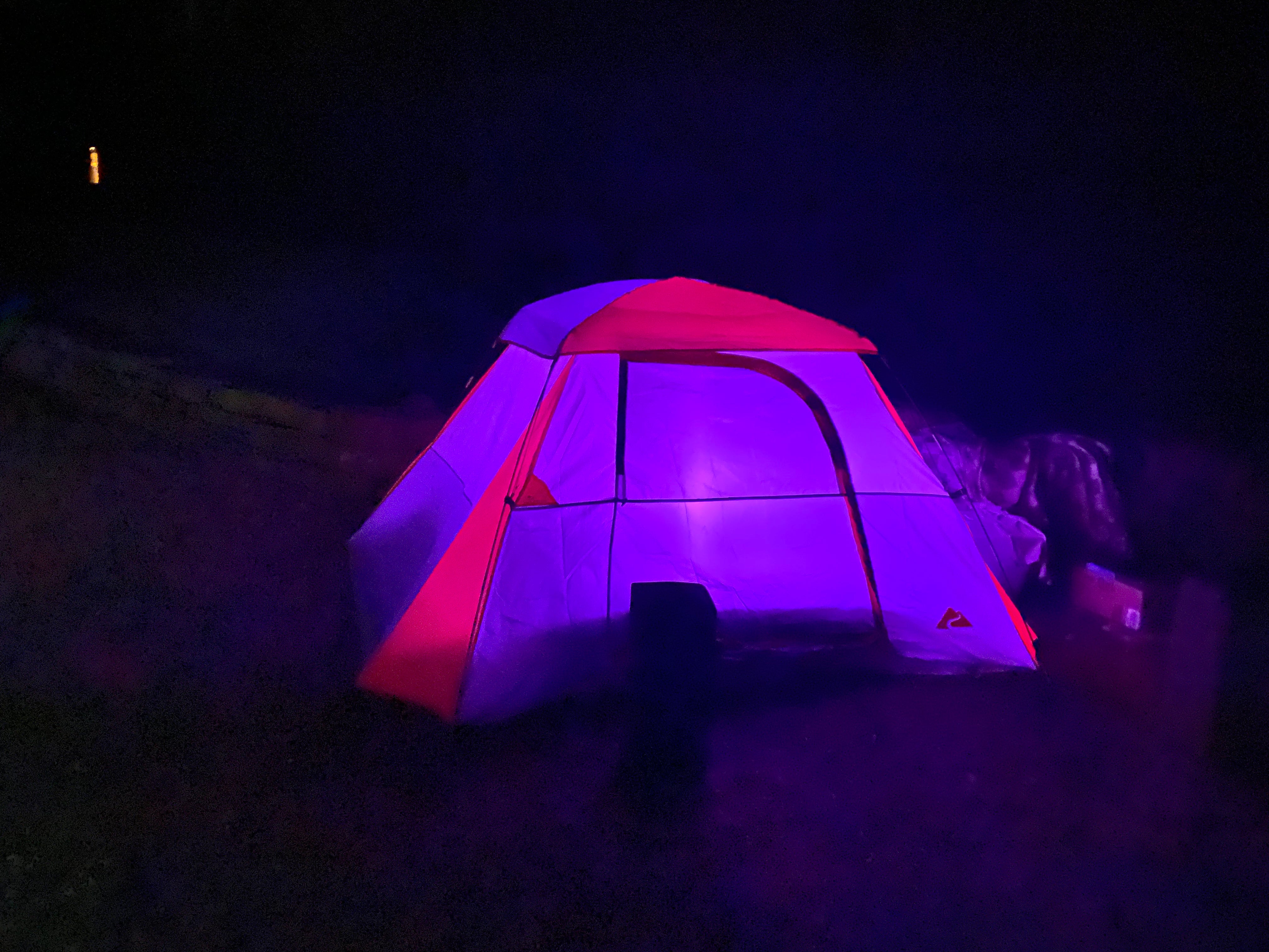 Our colorful tent