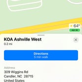 Review photo of Asheville West KOA by Shelly S., November 29, 2020