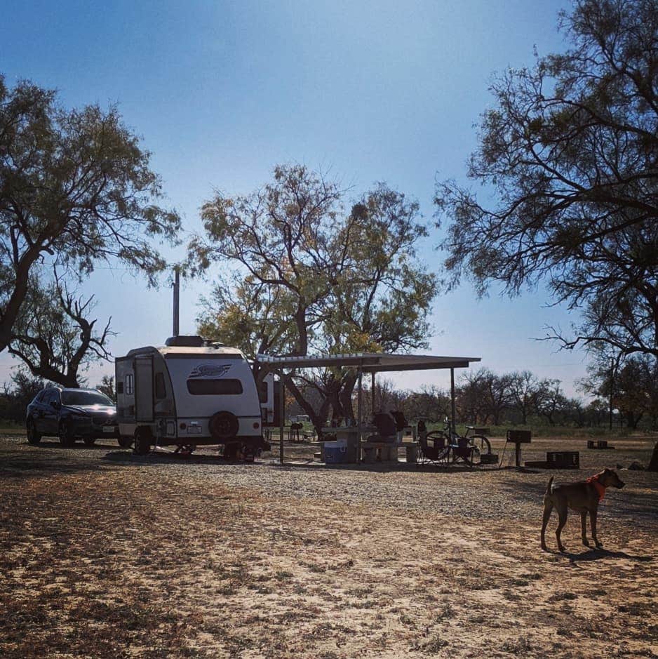 Laura F.'s photo of rv camping at Bald Eagle Creek near Eldorado, TX