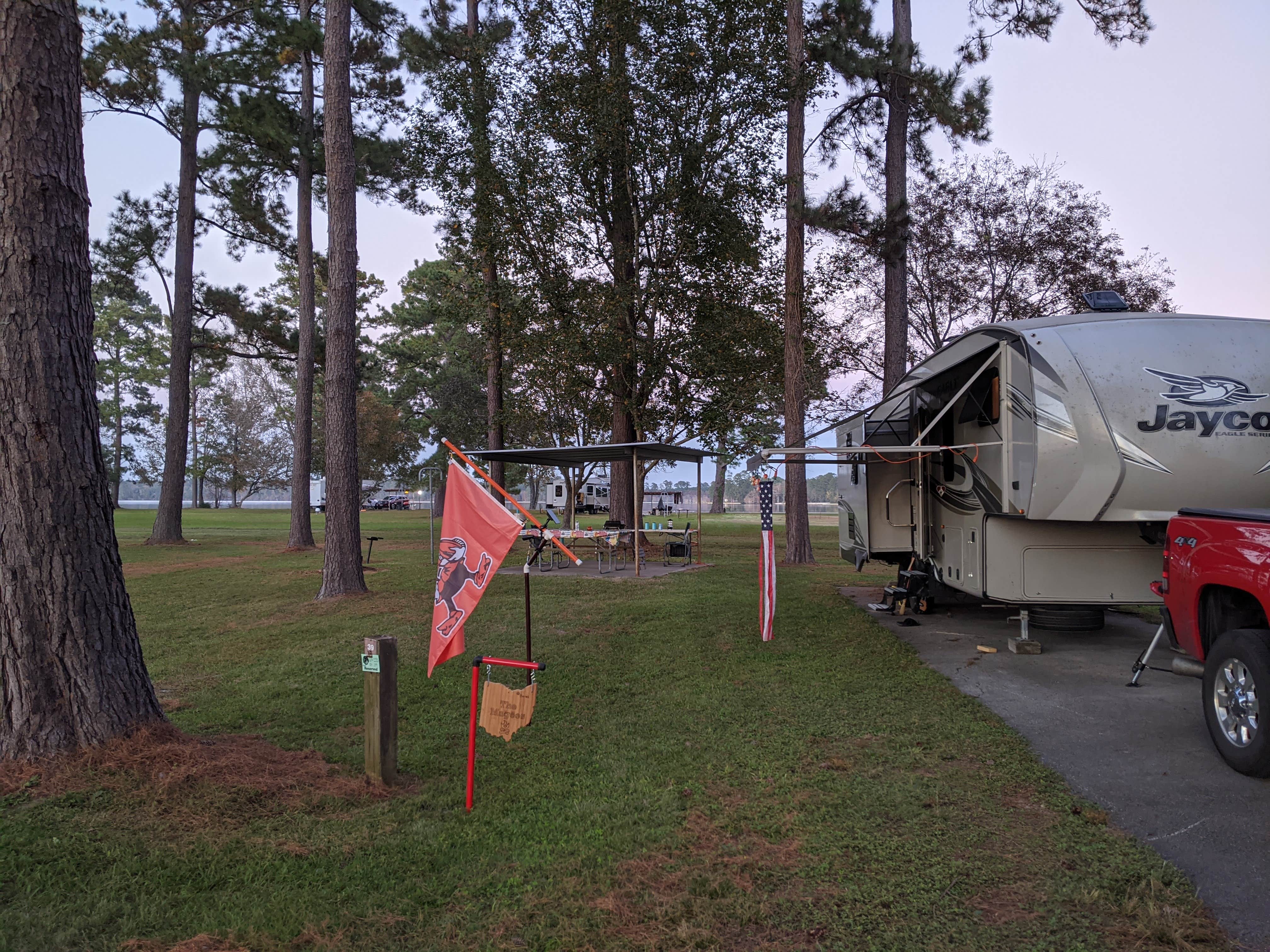 Bob M.'s photo of rv camping at Sandy Creek - Town Bluff Reservoir near Jasper, TX