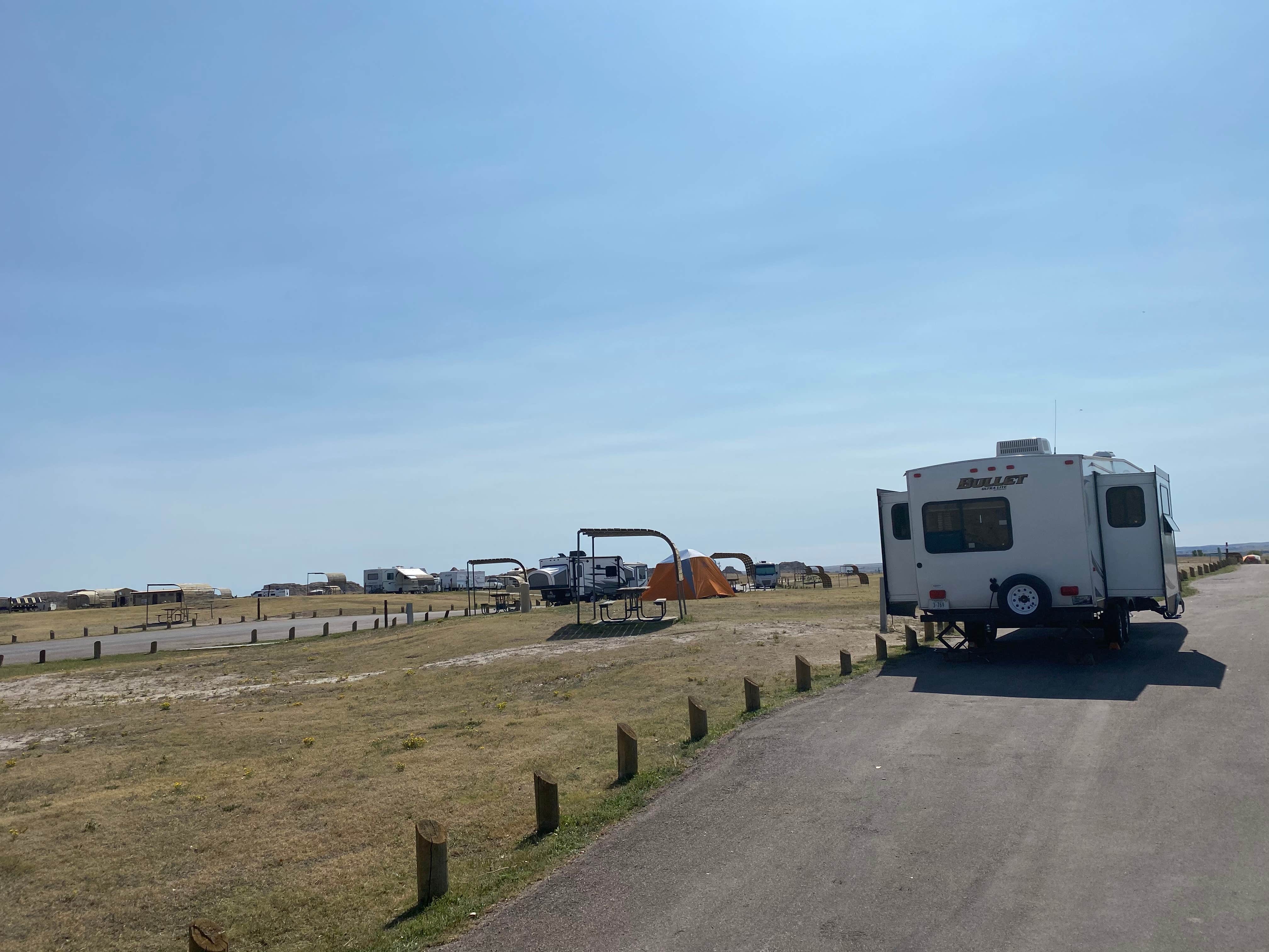 Shelly S.'s photo of rv camping at Cedar Pass Campground — Badlands National Park near Philip, SD