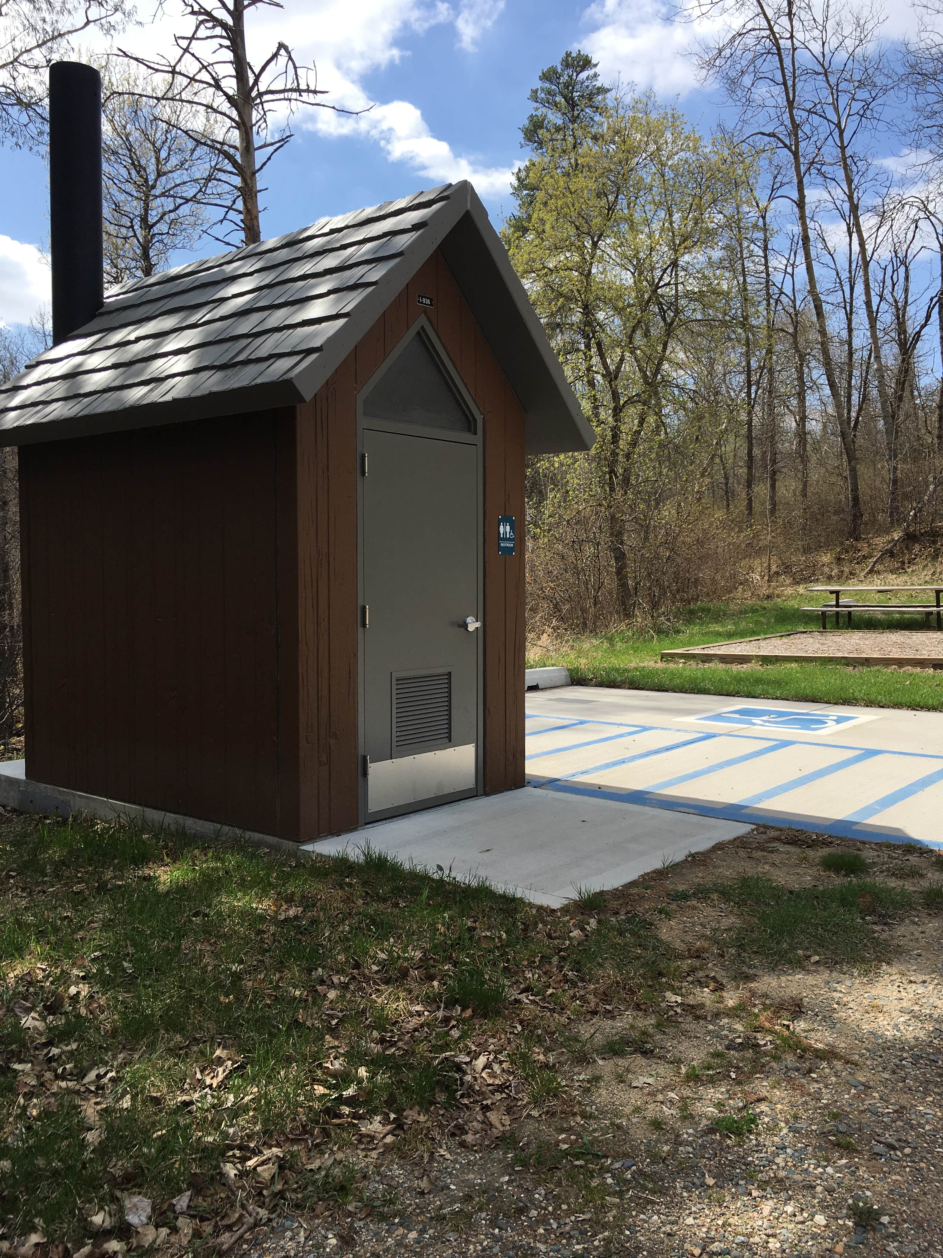 Janet R.'s photo of camping with pets at Lake Bemidji State Park Campground near Chippewa National Forest