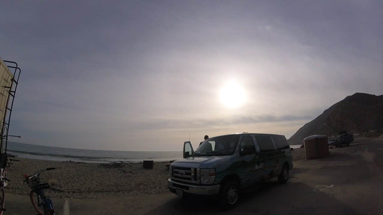 Courtney P.'s photo of rv camping at Canyon Campground — Leo Carrillo State Park Campground near Santa Monica Mountains National Recreation Area