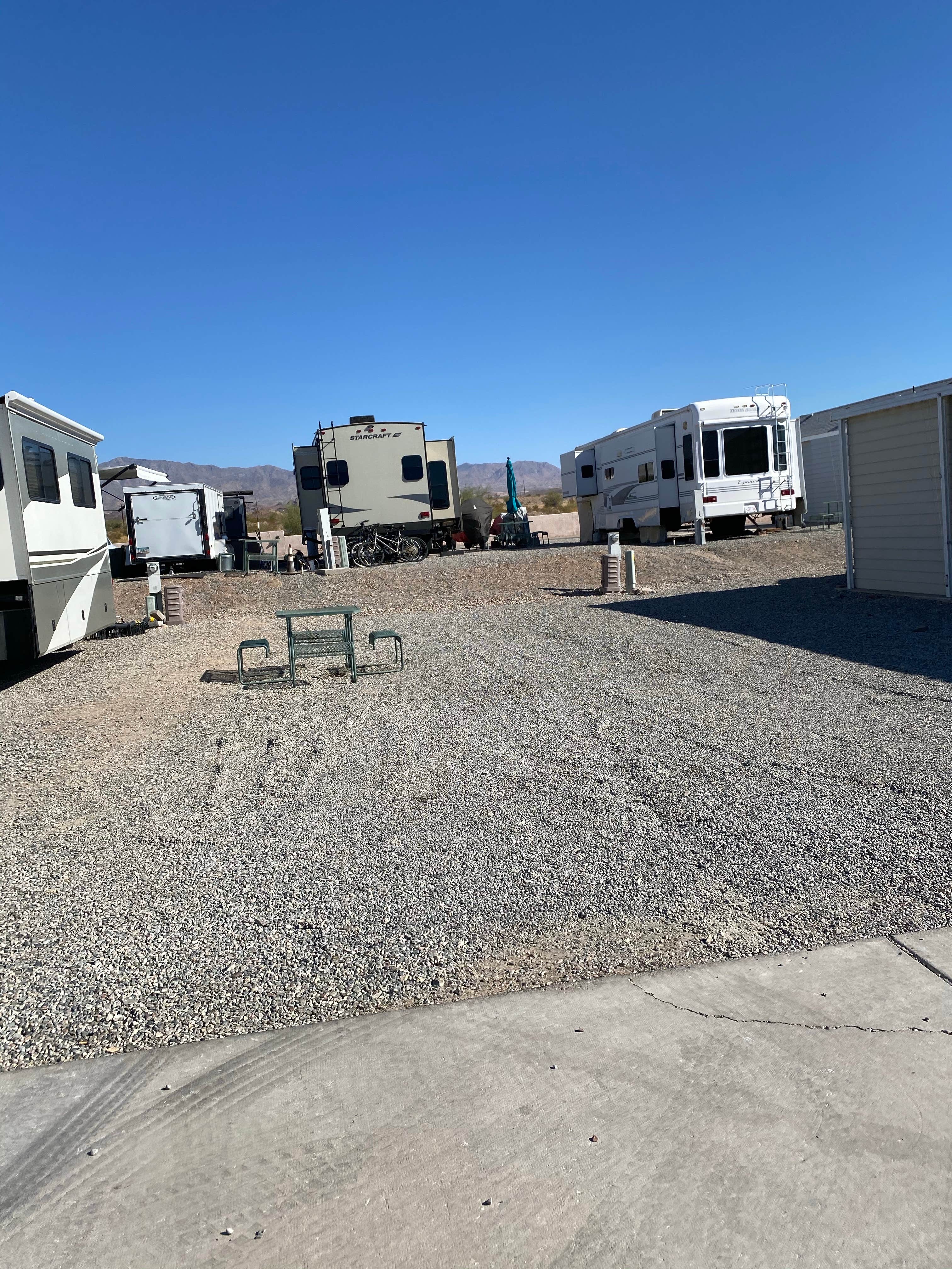 Brittney  C.'s photo of rv camping at Prospectors Park RV Resort near Lake Havasu City, AZ