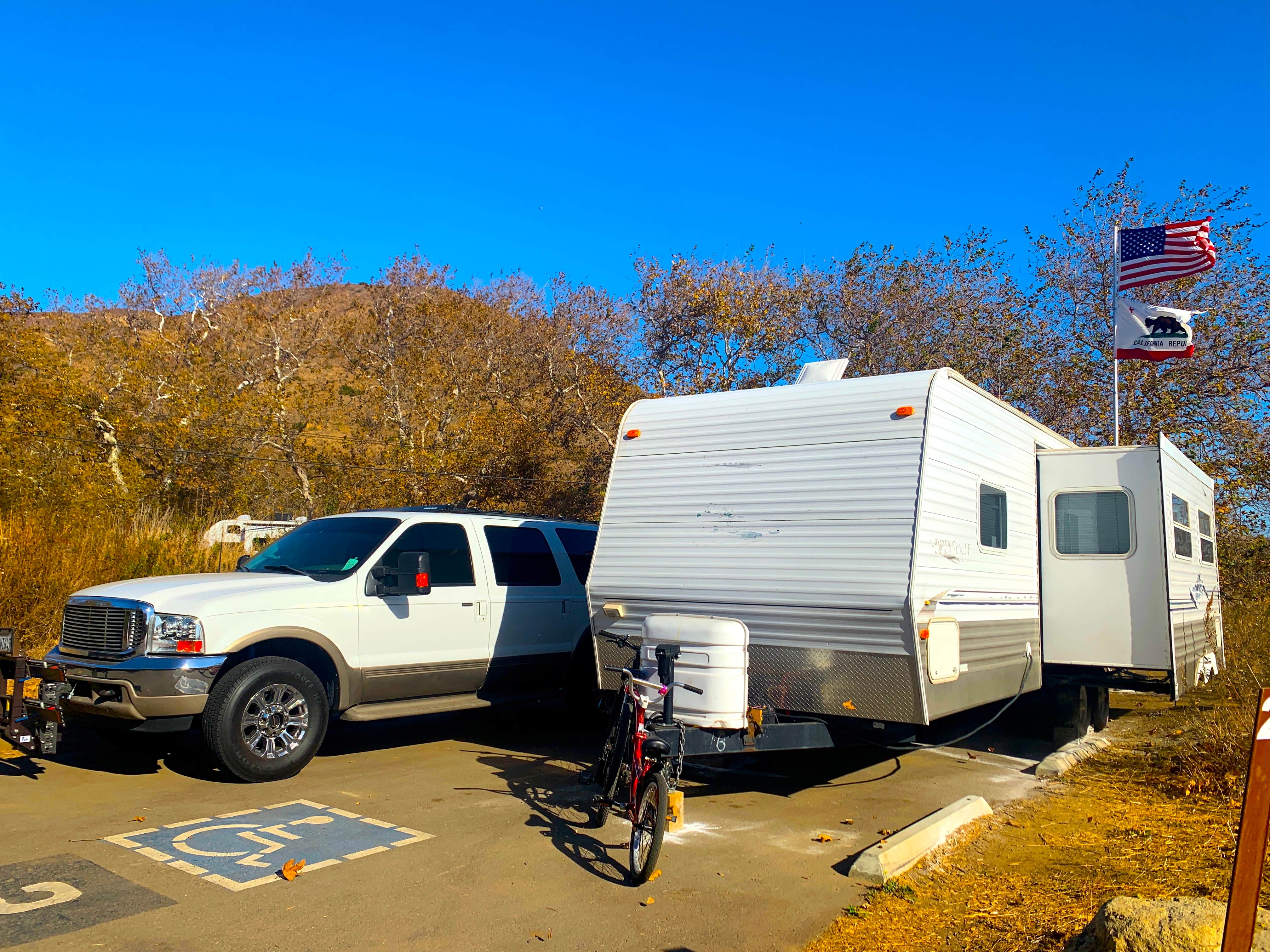 Jose N.'s photo of rv camping at Canyon Campground — Leo Carrillo State Park Campground near Agoura Hills, CA