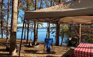 Liz H.'s photo of glamping accommodations at Tugaloo State Park Campground near Carlton, GA