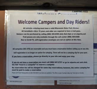 Camper-submitted photo from Southern Unit Horseriders Campground — Kettle Moraine State Forest-Southern Unit