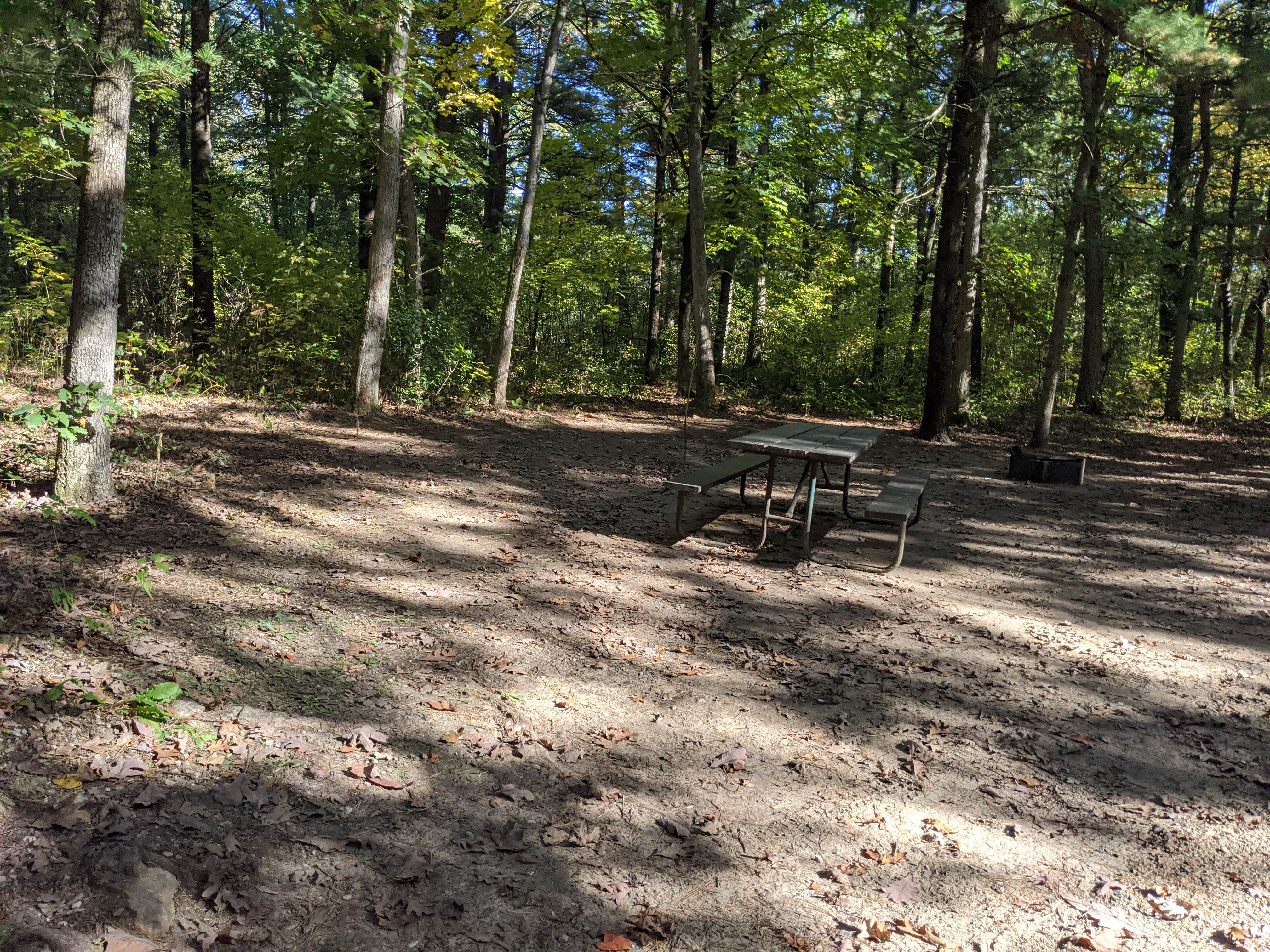Camper-submitted photo at Sandstone Ridge Campground — Mirror Lake State Park near Portage, WI