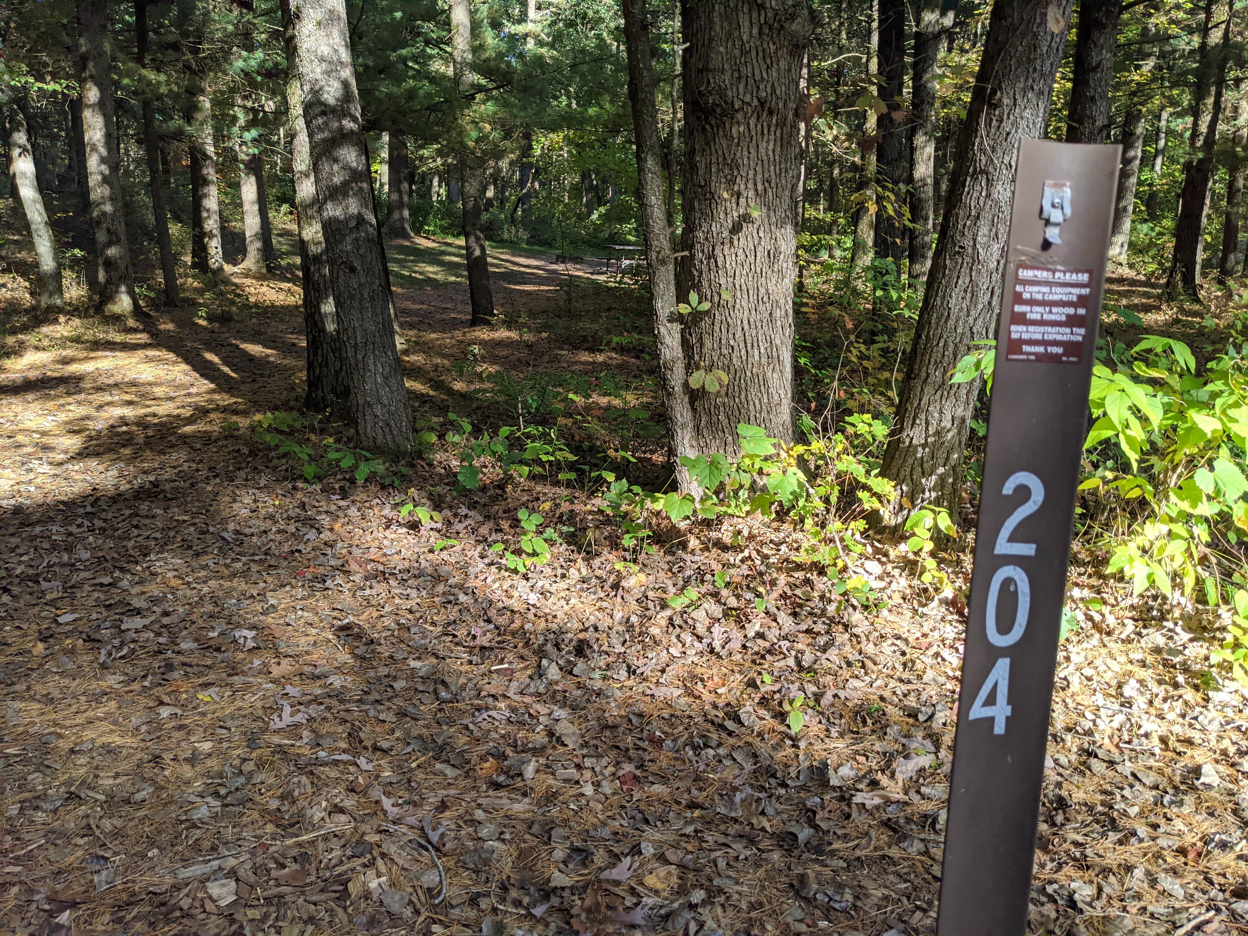 Camper-submitted photo at Sandstone Ridge Campground — Mirror Lake State Park near Portage, WI