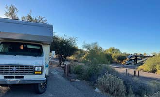 Camping near Hot Well Dunes Recreation Area: Roper Lake State Park Campground, Safford, Arizona