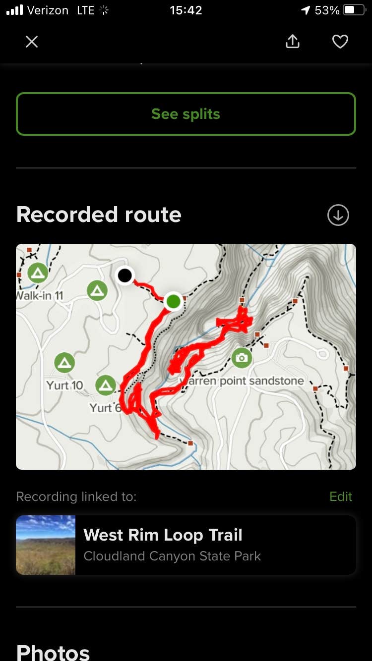Camper-submitted photo at Cloudland Canyon State Park Campground near Ringgold, GA