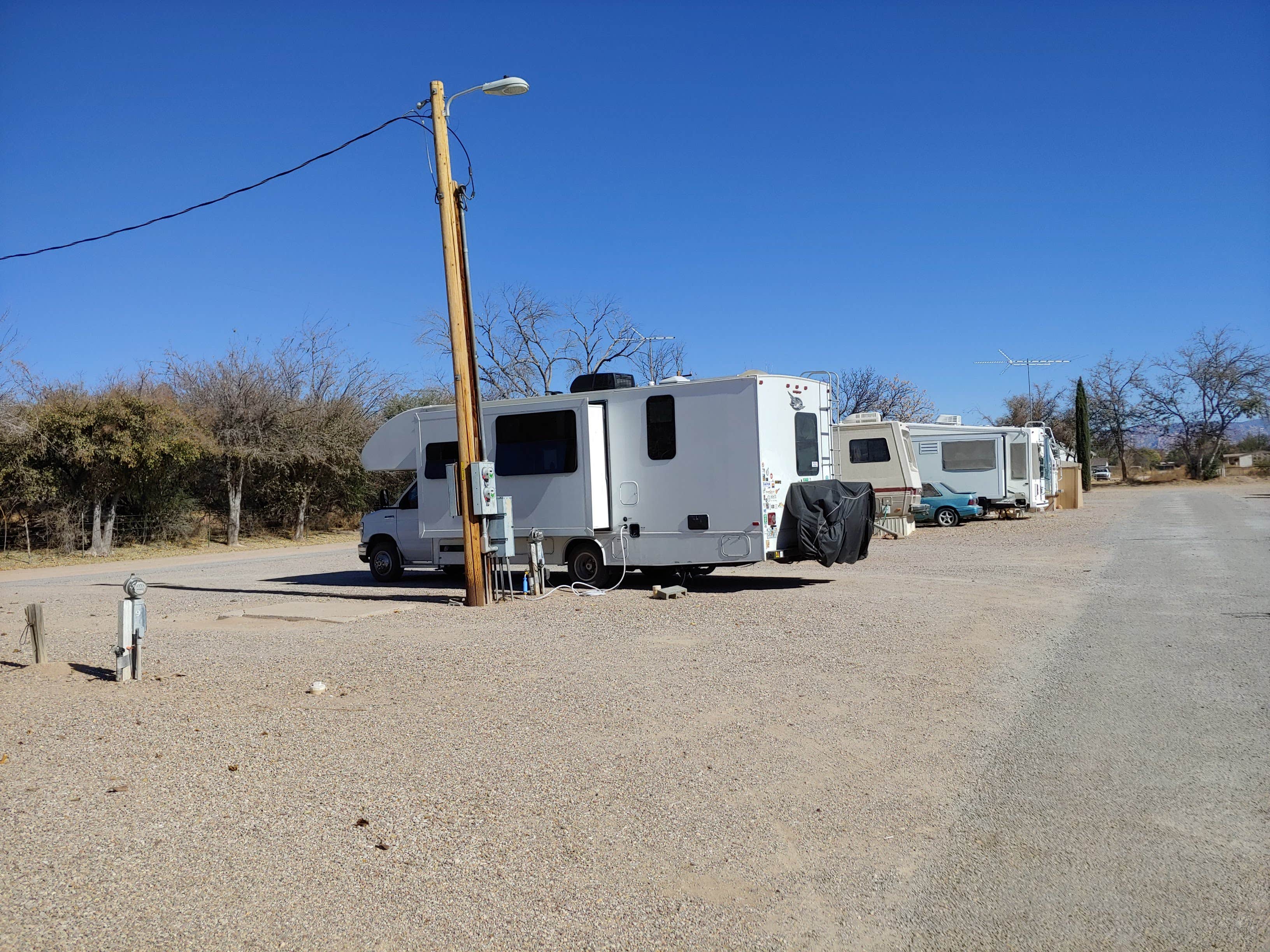 Laura M.'s photo of rv camping at Apache Mobile Park near Dragoon, AZ