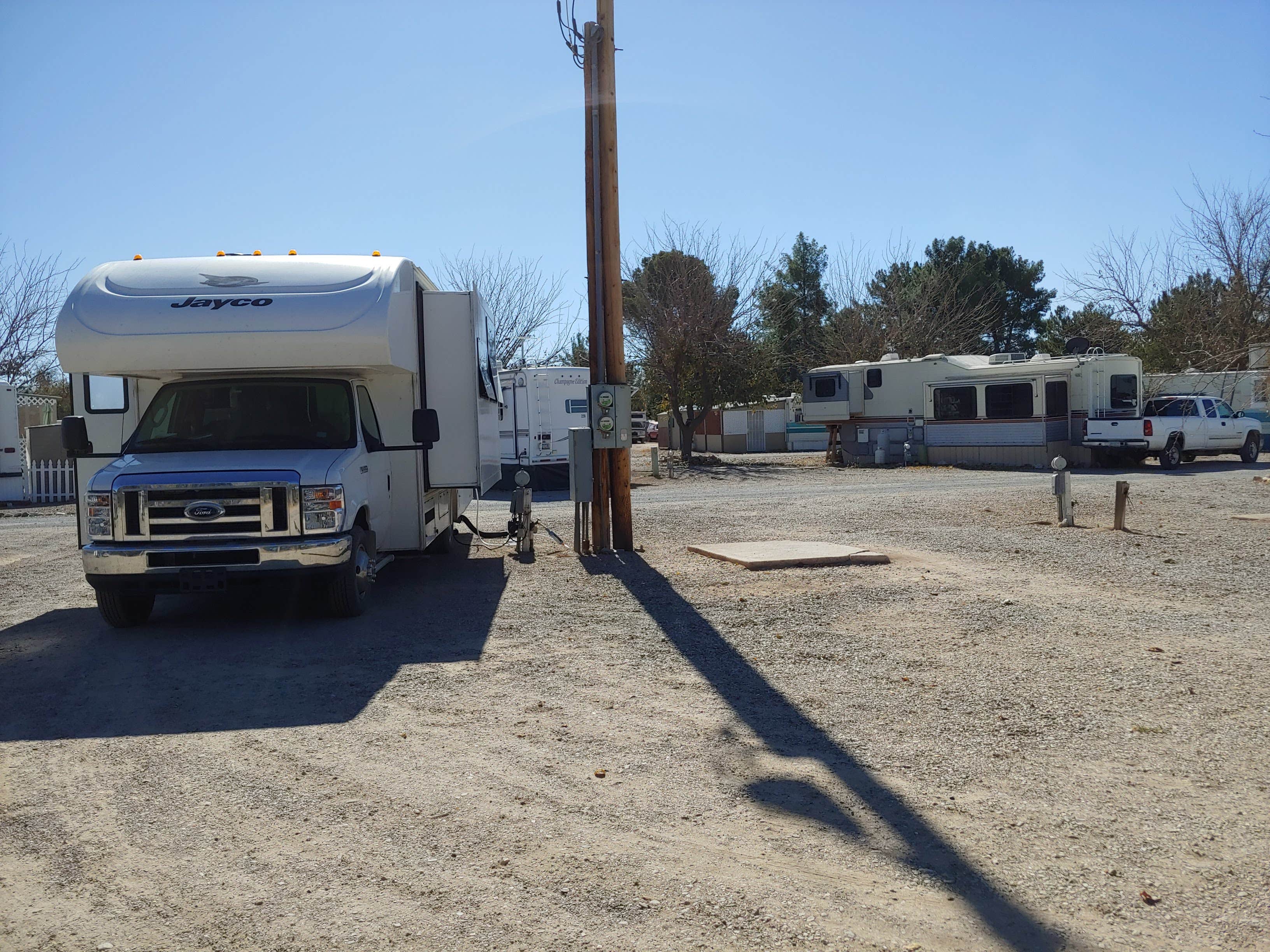 Laura M.'s photo of rv camping at Apache Mobile Park near Coronado National Forest