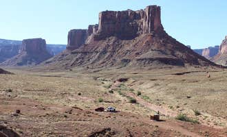 Camping near Fivehole Arch TH: Taylor Backcountry Campsites — Canyonlands National Park, Moab, Utah