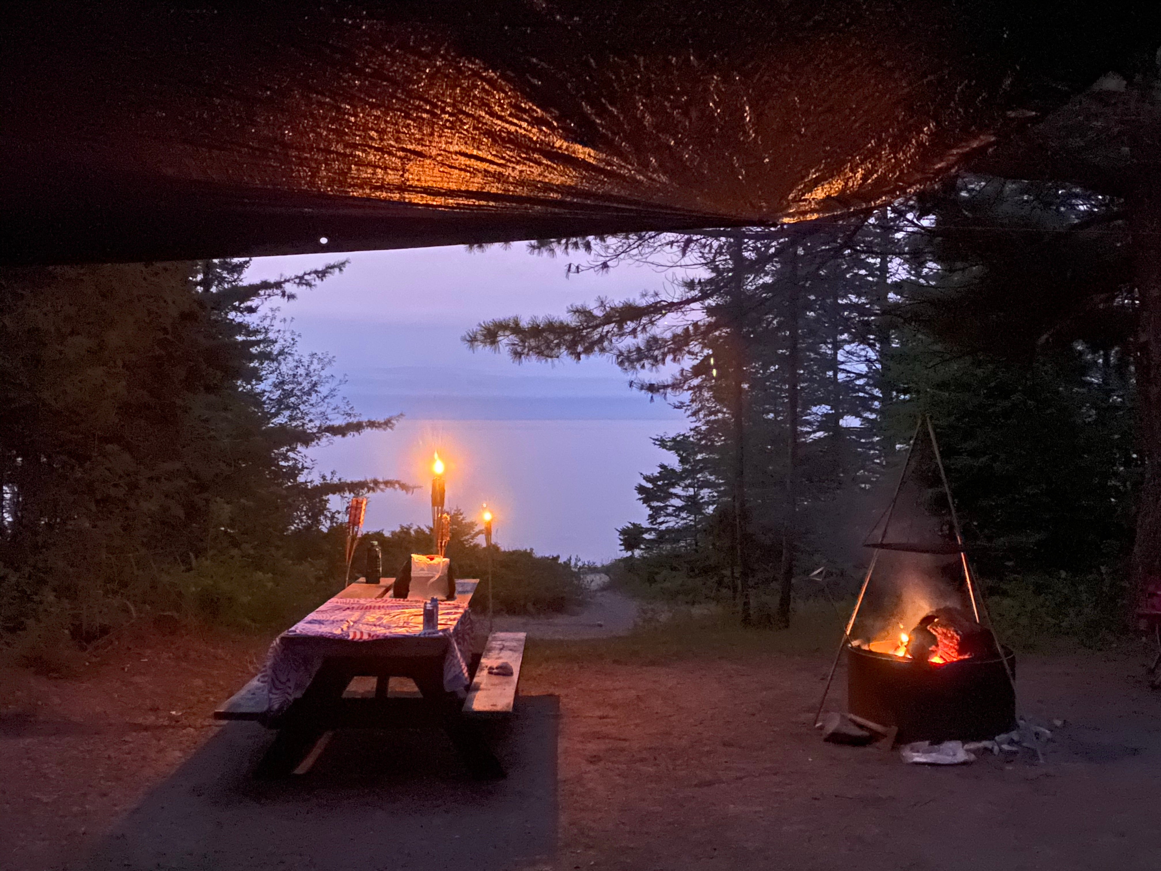 Camper submitted image from Portage Bay State Forest Campground - 1