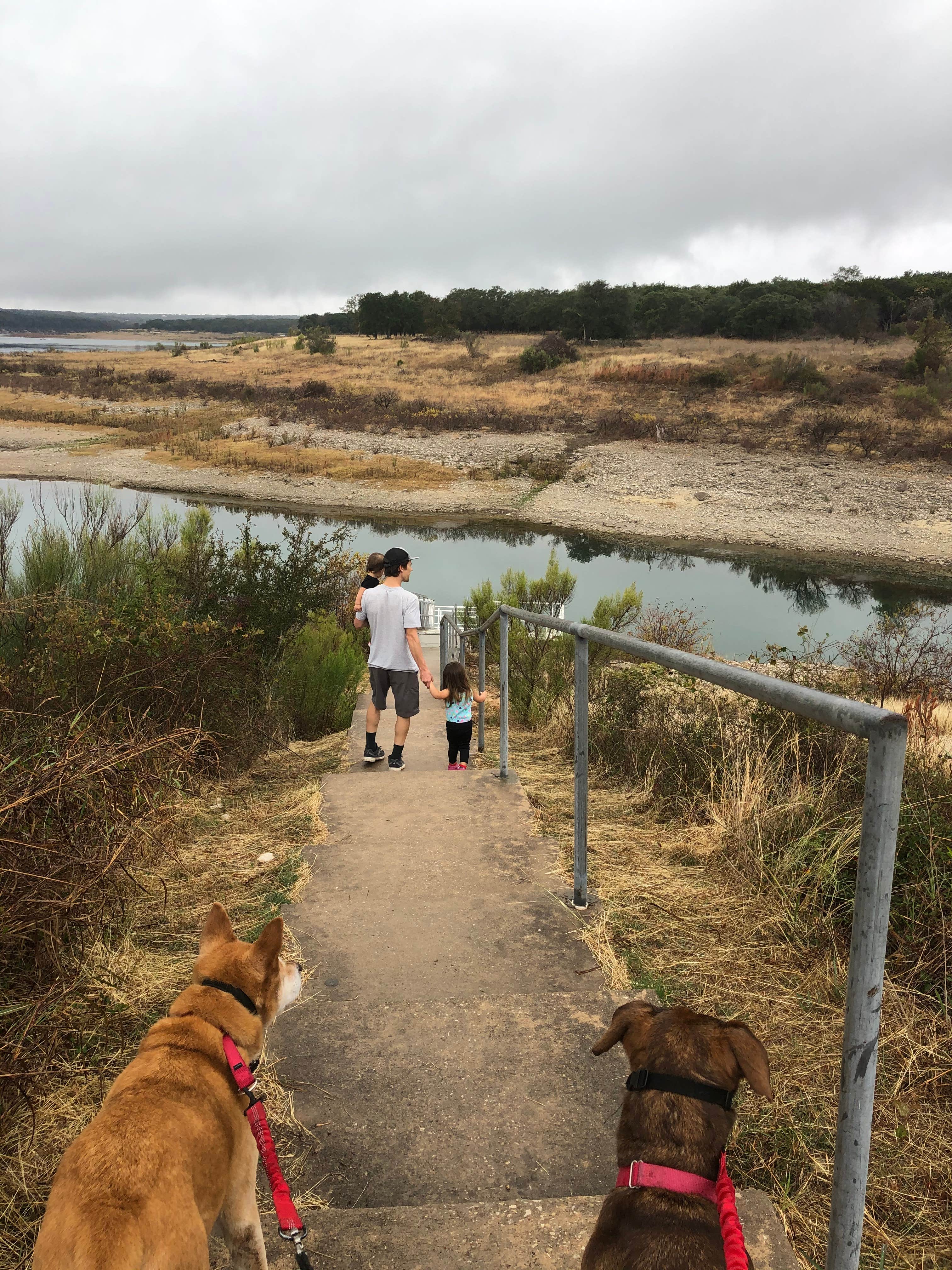 Mia D.'s photo of camping with pets at Jim Hogg Park near Copperas Cove, TX