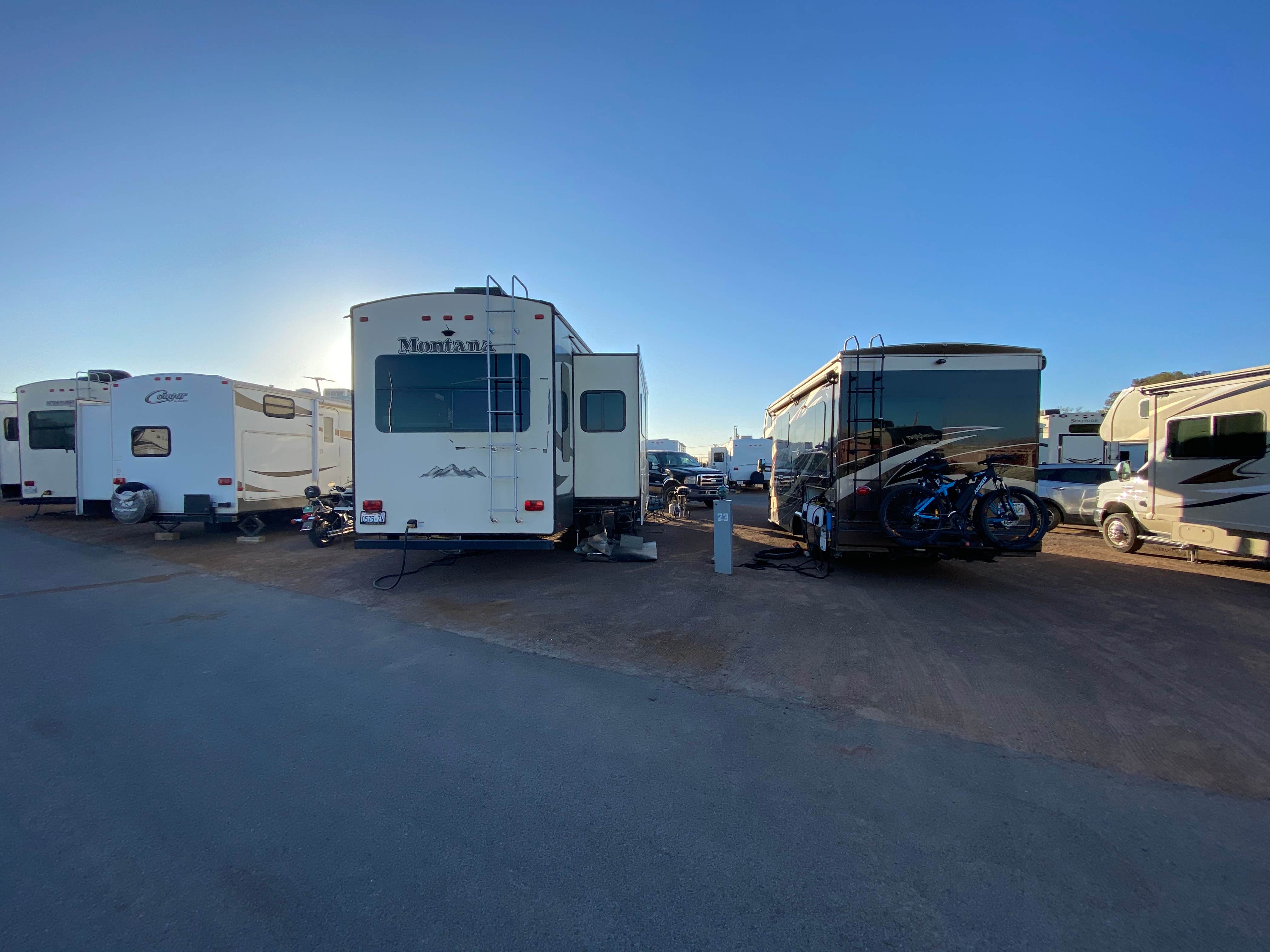 Michael C.'s photo of rv camping at El Paso Roadrunner RV Park near Anthony, TX