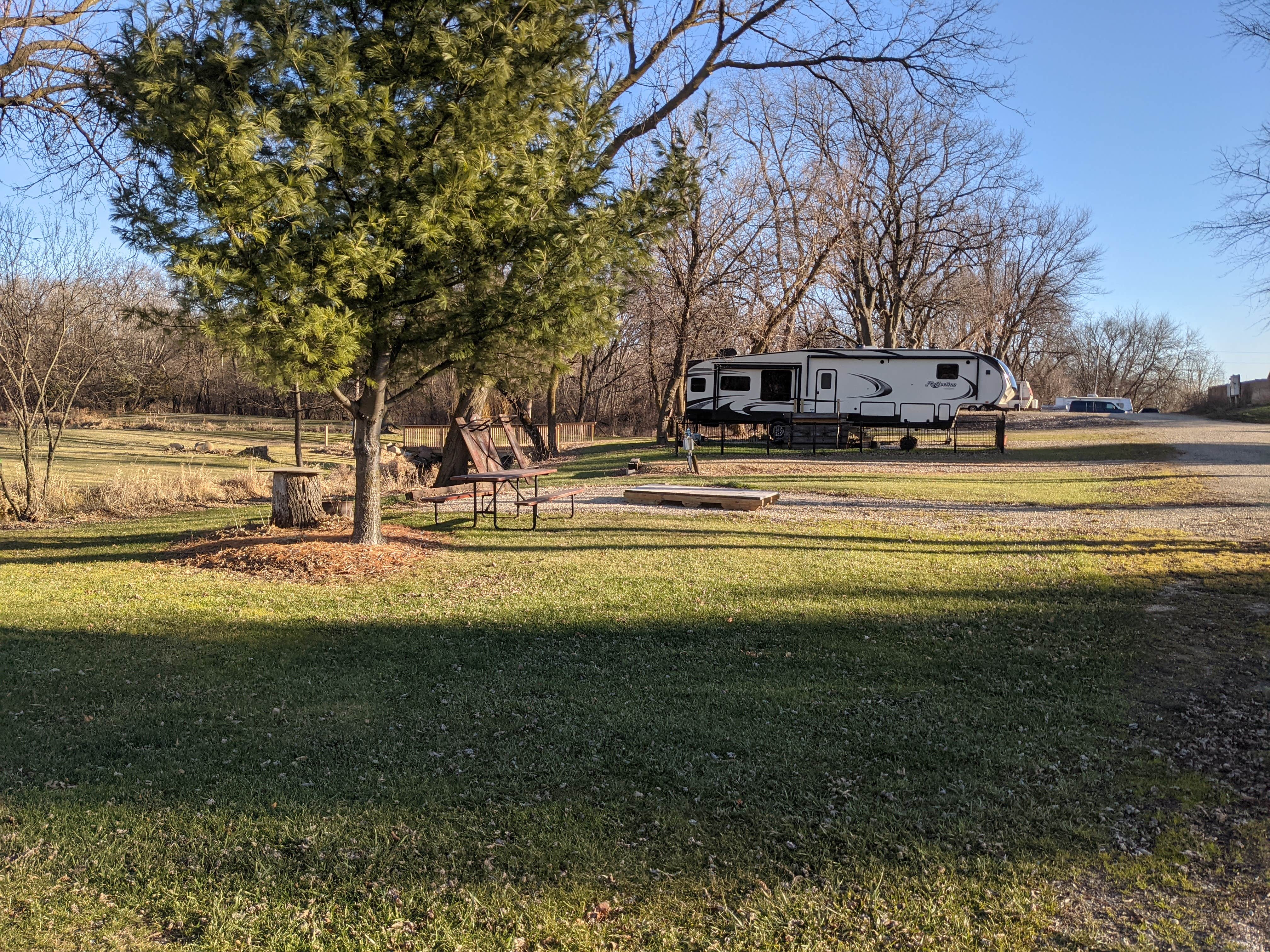 Josh F.'s photo of rv camping at Creekview RV Park near Milton, WI