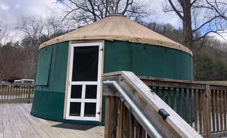 Kristina D.'s photo of tent camping at Royal Oak Campground — Hungry Mother State Park near Scottville, NC