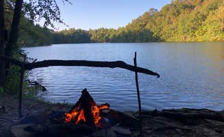Blake R.'s photo of a dispersed camping area at Long Hungry Road Dispersed Campsites near Madisonville, TN