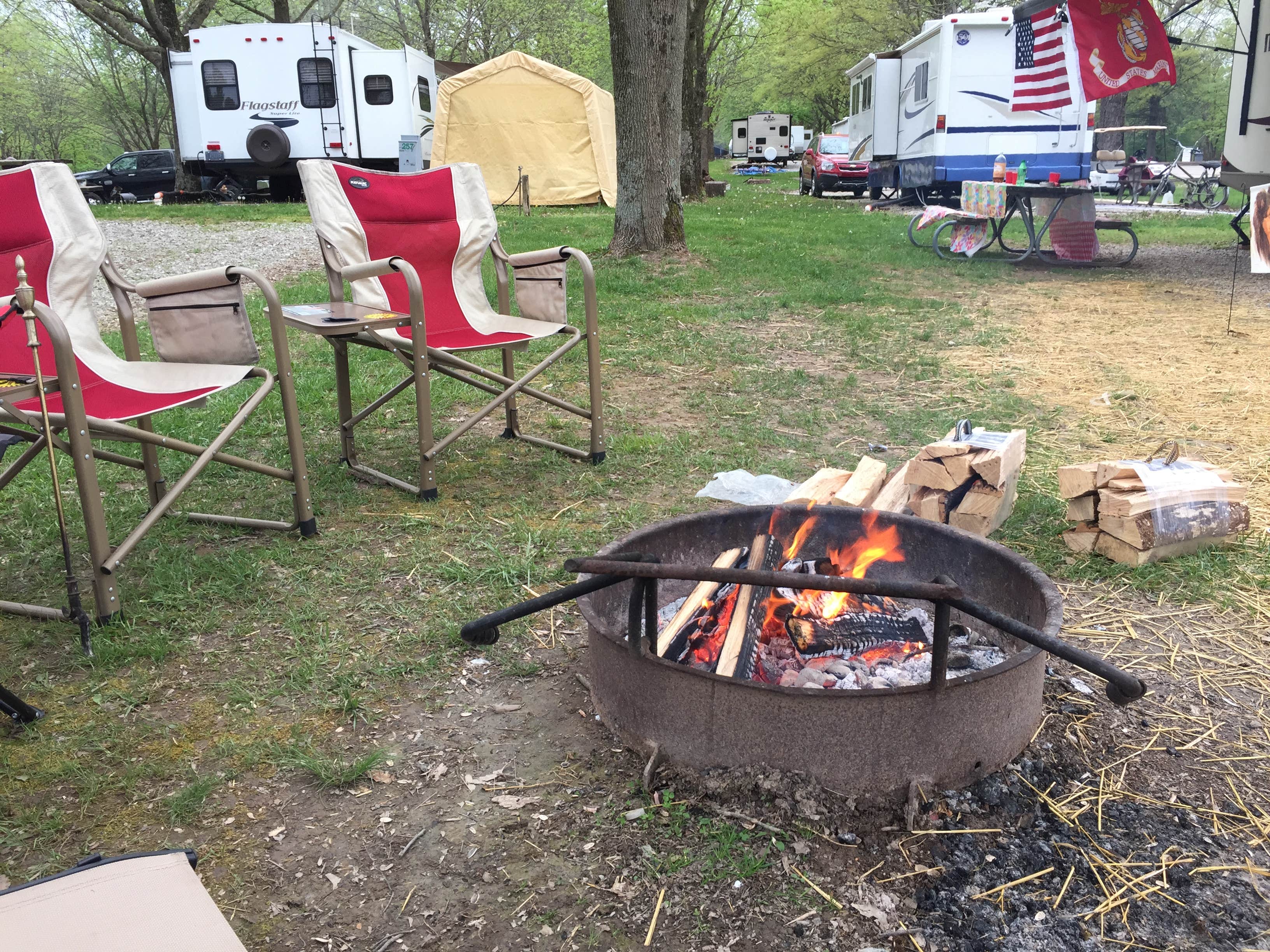 Cathy P.'s photo of rv camping at CERA Sports Corporation near Nashville, IN