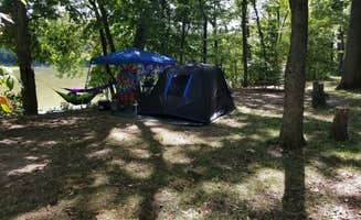 Amanda M.'s photo of tent camping at Independence Dam State Park Campground near Spencerville, IN