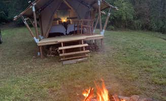 Nate H.'s photo of tent camping at GlampKnox near Morristown, TN
