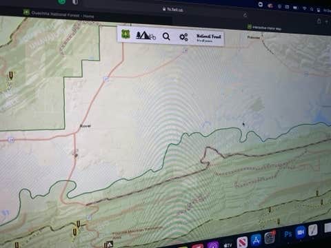 Camper-submitted photo at Ouachita National Forest Fourche Mountain near Royal, AR