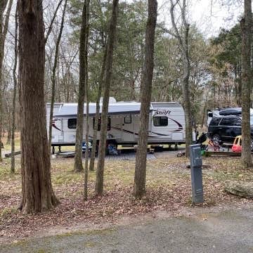 Emily K.'s photo of rv camping at Bledsoe Creek State Park Campground near Carthage, TN