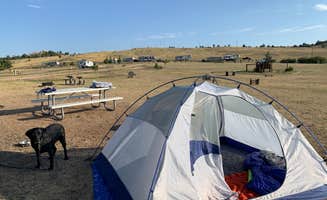 Elizabeth G.'s photo of camping with pets at Curt Gowdy State Park Campground in Wyoming