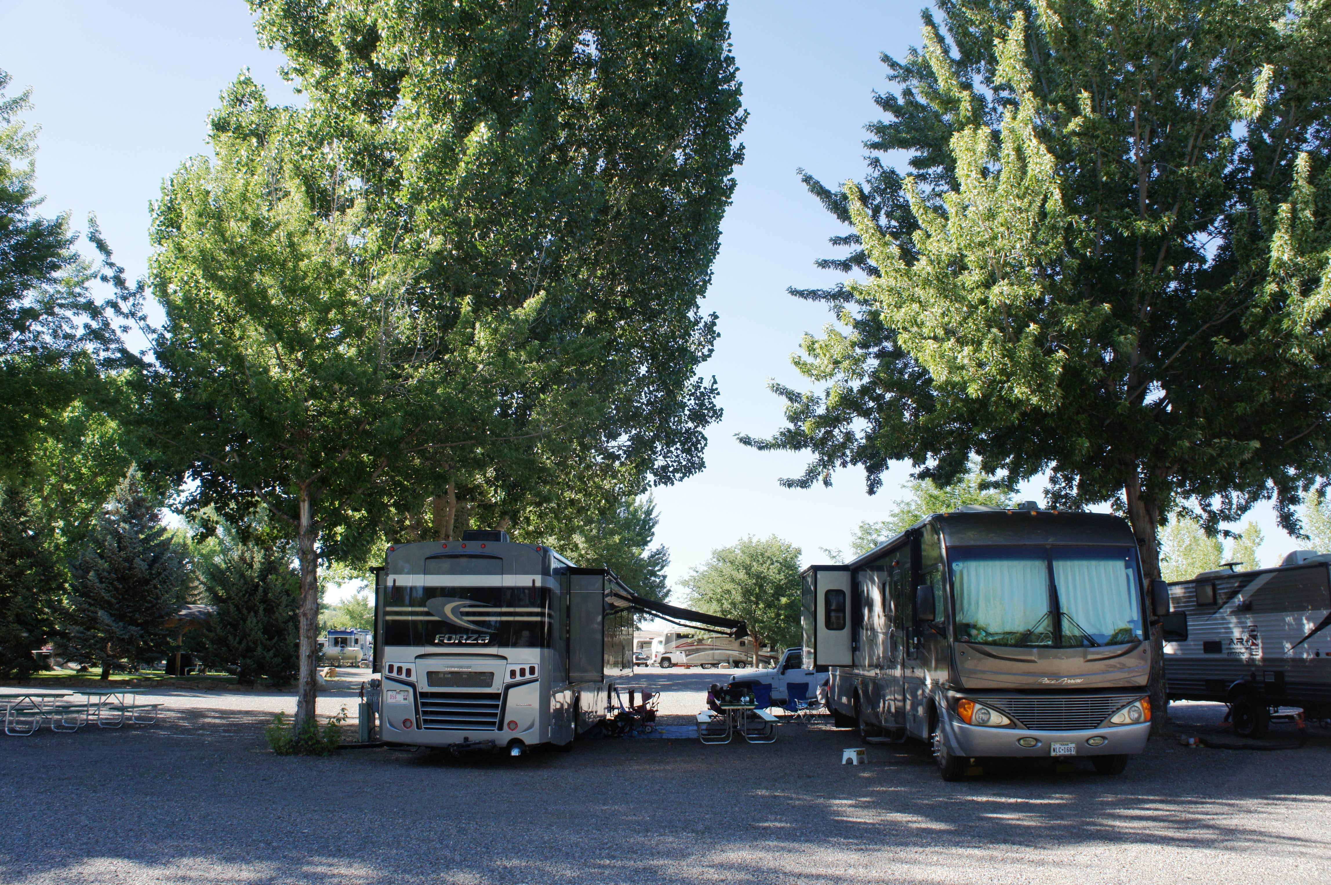 Jen G.'s photo of rv camping at Riverbend RV Park & Cabins near Austin, CO