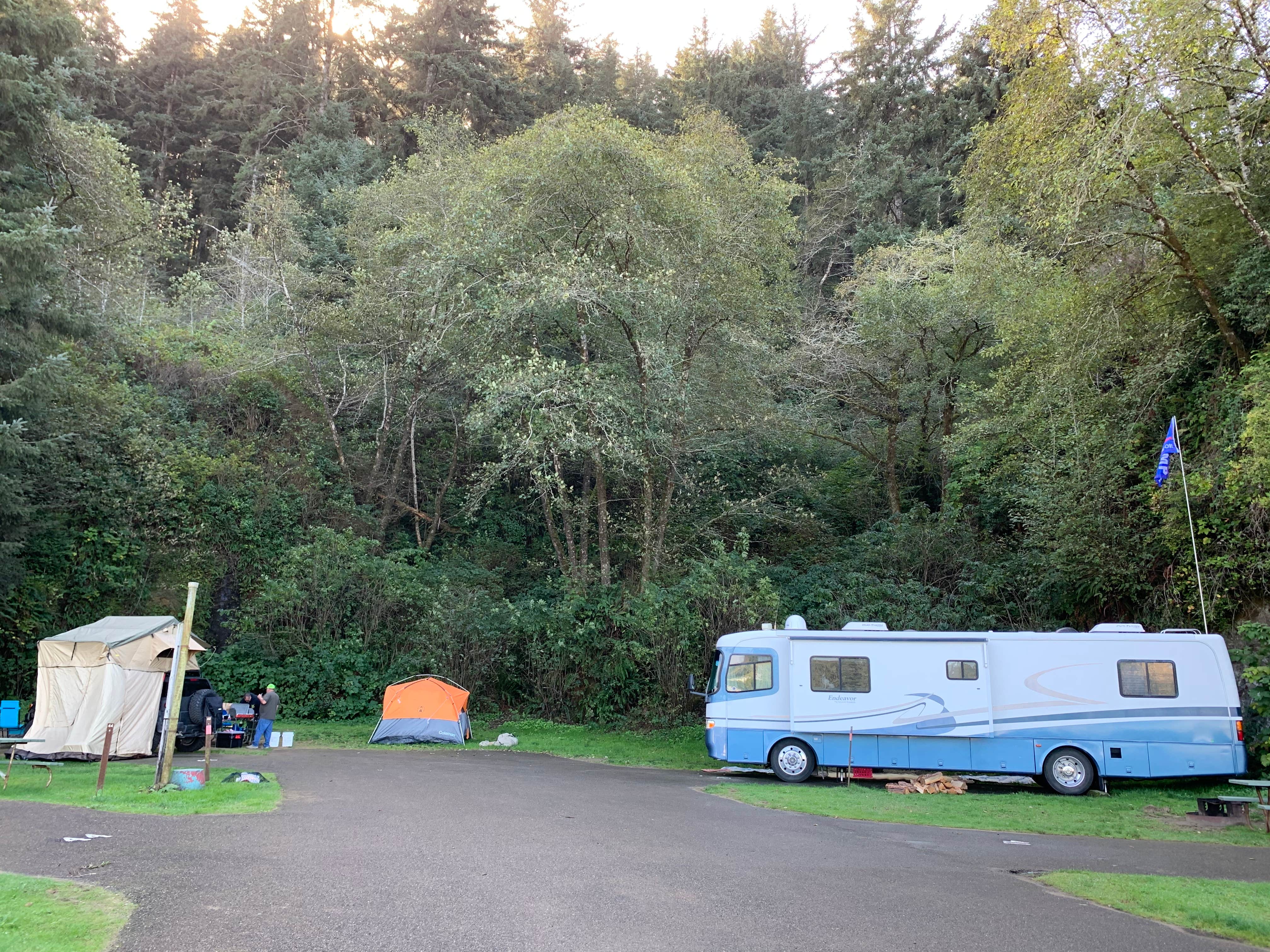 Seathrough H.'s photo of rv camping at Windy Cove Campground (Section A) near Scottsburg, OR