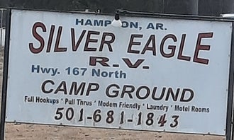 Camping near Old Lock and Dam 8: Silver Eagle RV Campground, Jersey, Arkansas