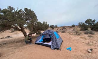 Camping near South Klondike Bluffs / Road 142 Dispersed: Dispersed Camping Outside of Moab - Sovereign Lands, Moab, Utah