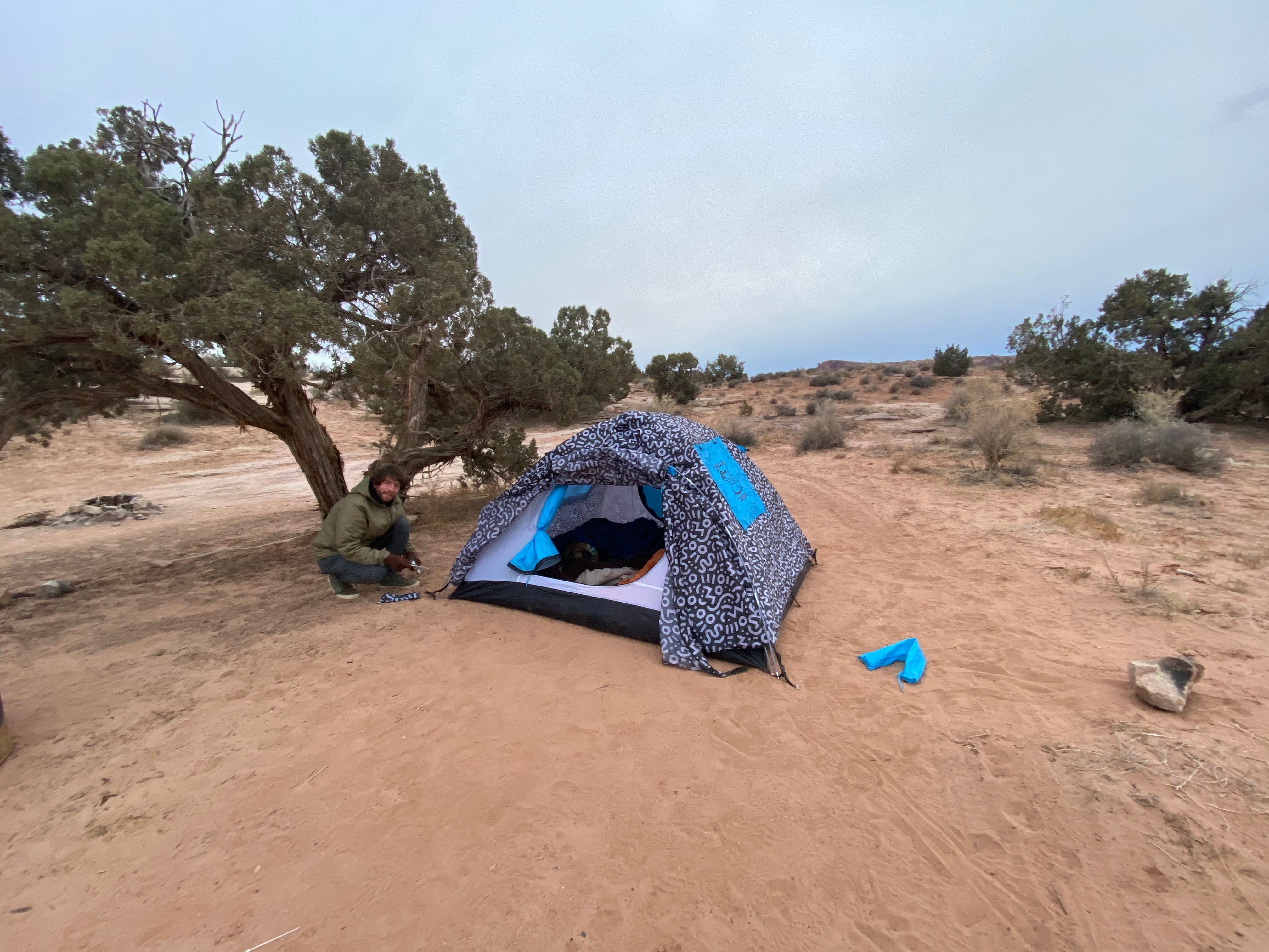 Camper submitted image from Dispersed Camping Outside of Moab - Sovereign Lands - 1