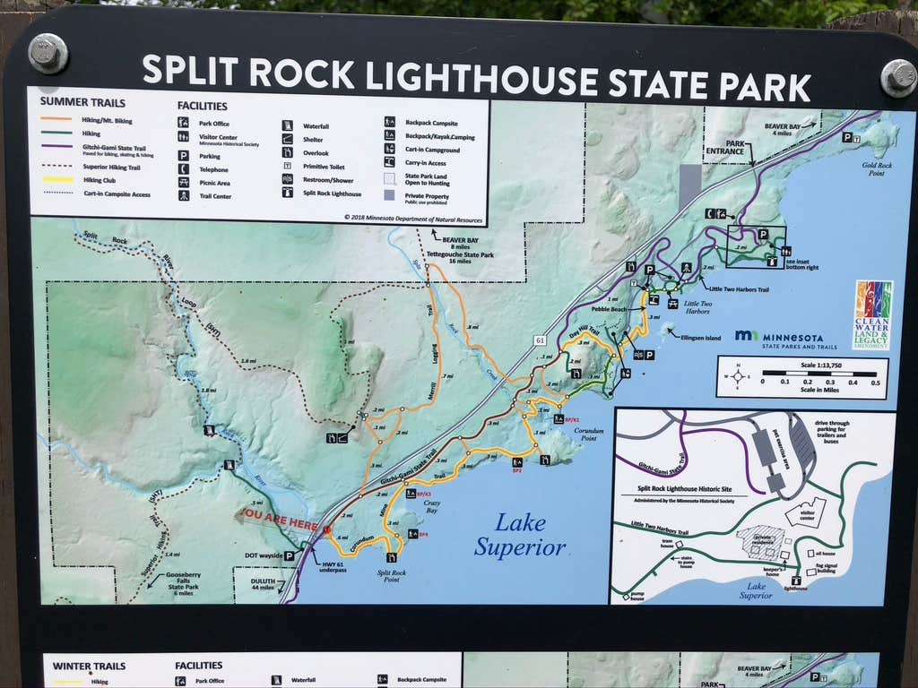 Cart-In Campground — Split Rock Lighthouse State Park