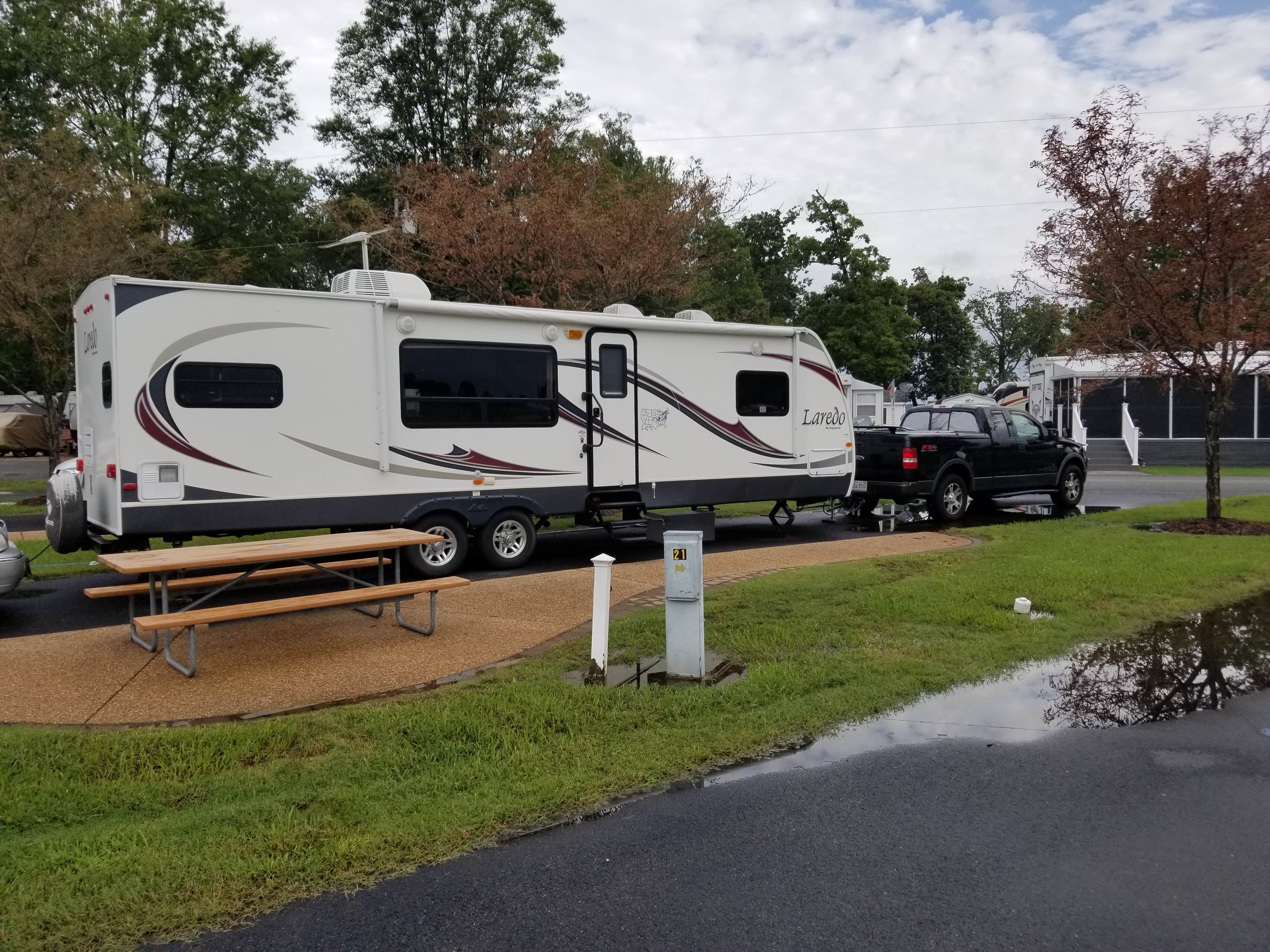 Beverly T.'s photo of rv camping at Grey's Point Camp near Lanexa, VA