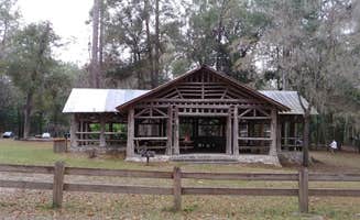 Jennifer B.'s photo of glamping accommodations at Dogwood Campground — O'Leno State Park near Branford, FL