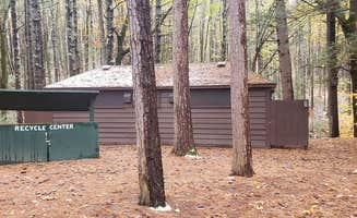 Jean C.'s photo of a cabin at Willard Brook State Forest Campground near Brookfield, MA
